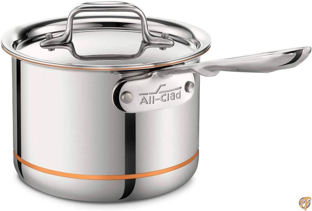 楽天アメリカ輸入ランドAll-Clad 6202 SS Copper Core 5-Ply Bonded Dishwasher Safe Saucepan / 送料無料