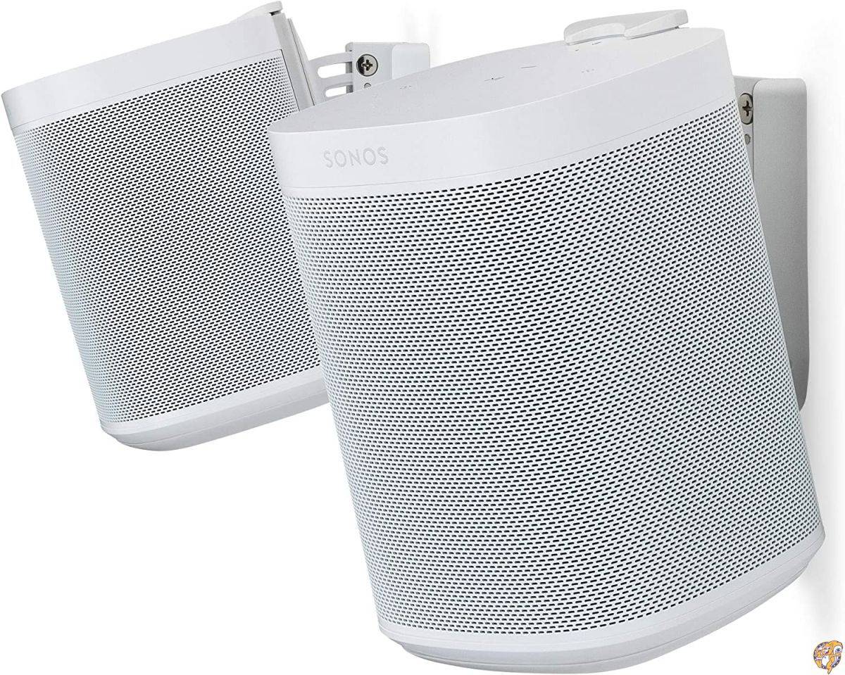 Flexson ウォールマウント Sonos One 用 - 1 組 (ホワイト) 送料無料