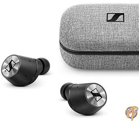 Sennheiser Momentum M3IETWBLACK トゥルーワイヤレスBluetoothイヤホン マルチタッチ指先コントロール付き 送料無料