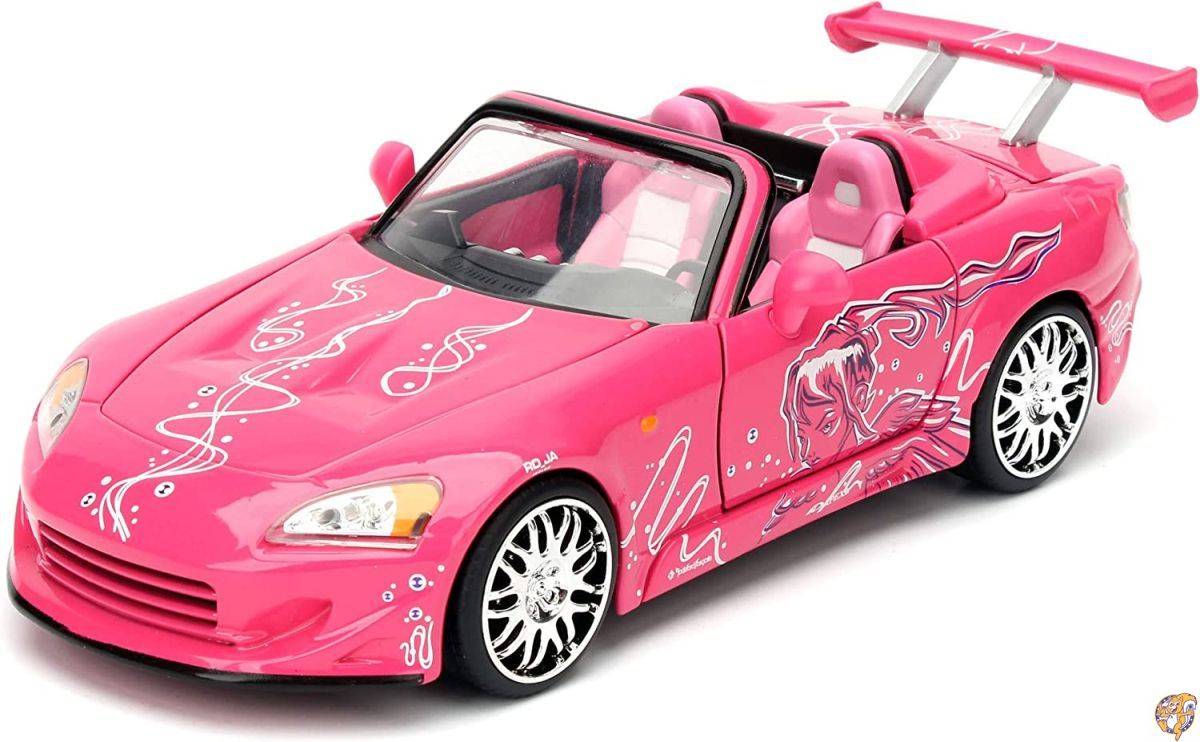 [ジェイダ]Jada NEW 1:24 W/B FAST & FURIOUS PINK SUKI'S HONDA S2000 Diecast 送料無料