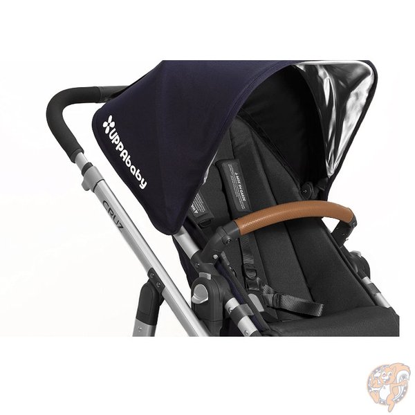 アッパベビー UPPAbaby ベビーカー バーカバー レザー 本革 バンパーバーカバー サドル 茶色 セーフティーバー オシャレ 送料無料