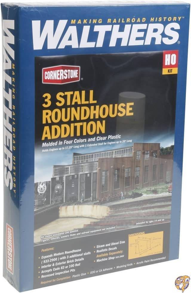 [ウォルサーズ]Walthers Cornerstone Series Kit HO Scale Modern Roundhouse AddOn