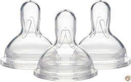 medela メデラ Nipple 3-Pack Slow Flow スペア乳首S（3個入り） [並行輸入品]