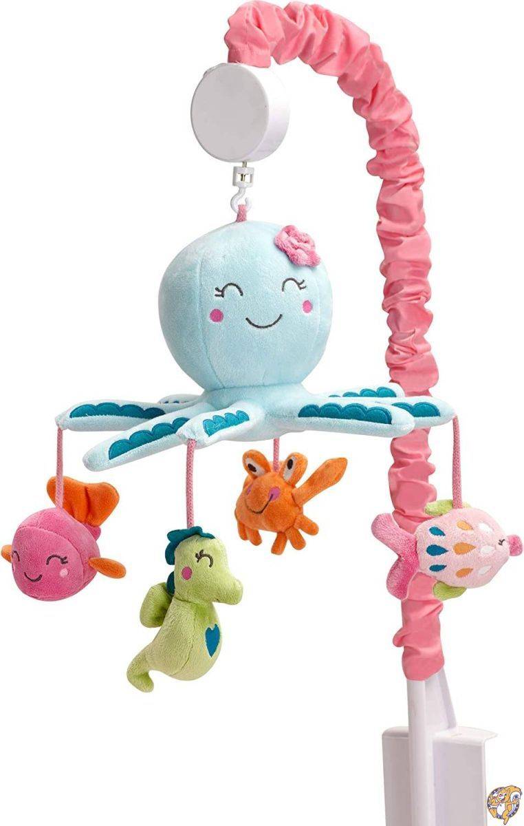 Carter's Sea Collection Musical Mobile, Pink/Blue/Turquoise by Carter's