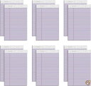 Prism Plus Colored Jr. Legal Pads, 5 x 8, Orchid, 50-Sheet Pads, 12/Pack