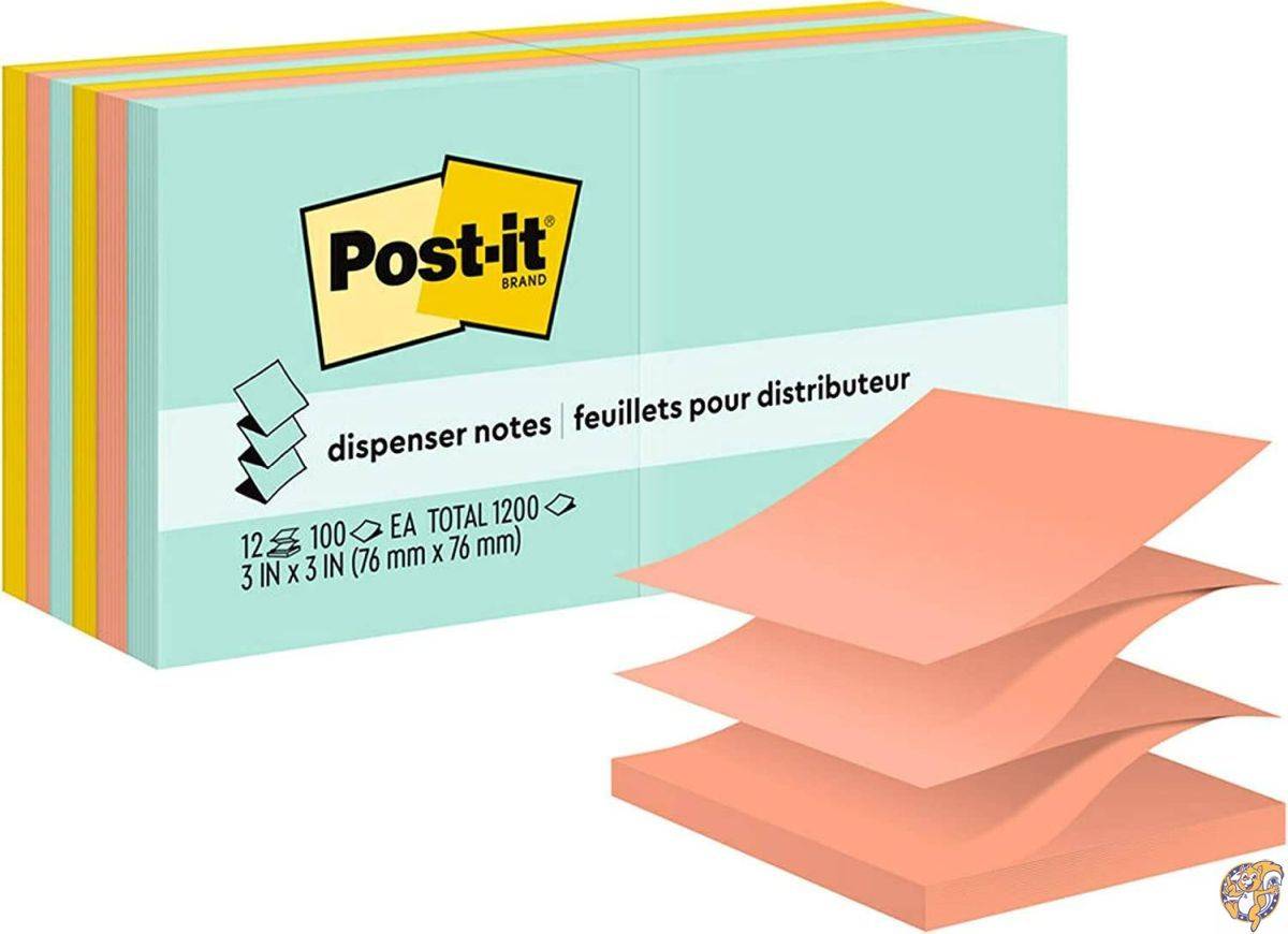 Post-it |bvAbvt 3C` x 3C` 12 Pads [sAi]