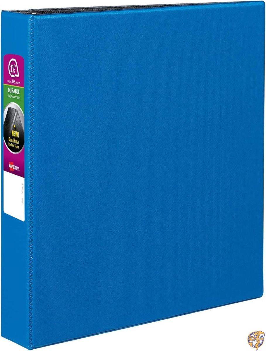 Durable EZ-Turn Ring Reference Binder, 11 x 8-1/2, 1-1/2