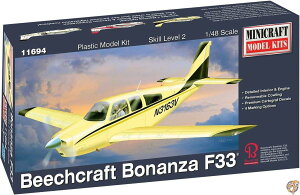 ミニクラフト 1/48 ビーチクラフト ボナンザ F-33 プラモデル MC11694