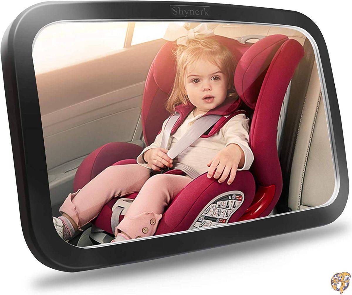Shynerk Baby Car Mirror, Safety Car Seat Mirror for Rear Facing Infant