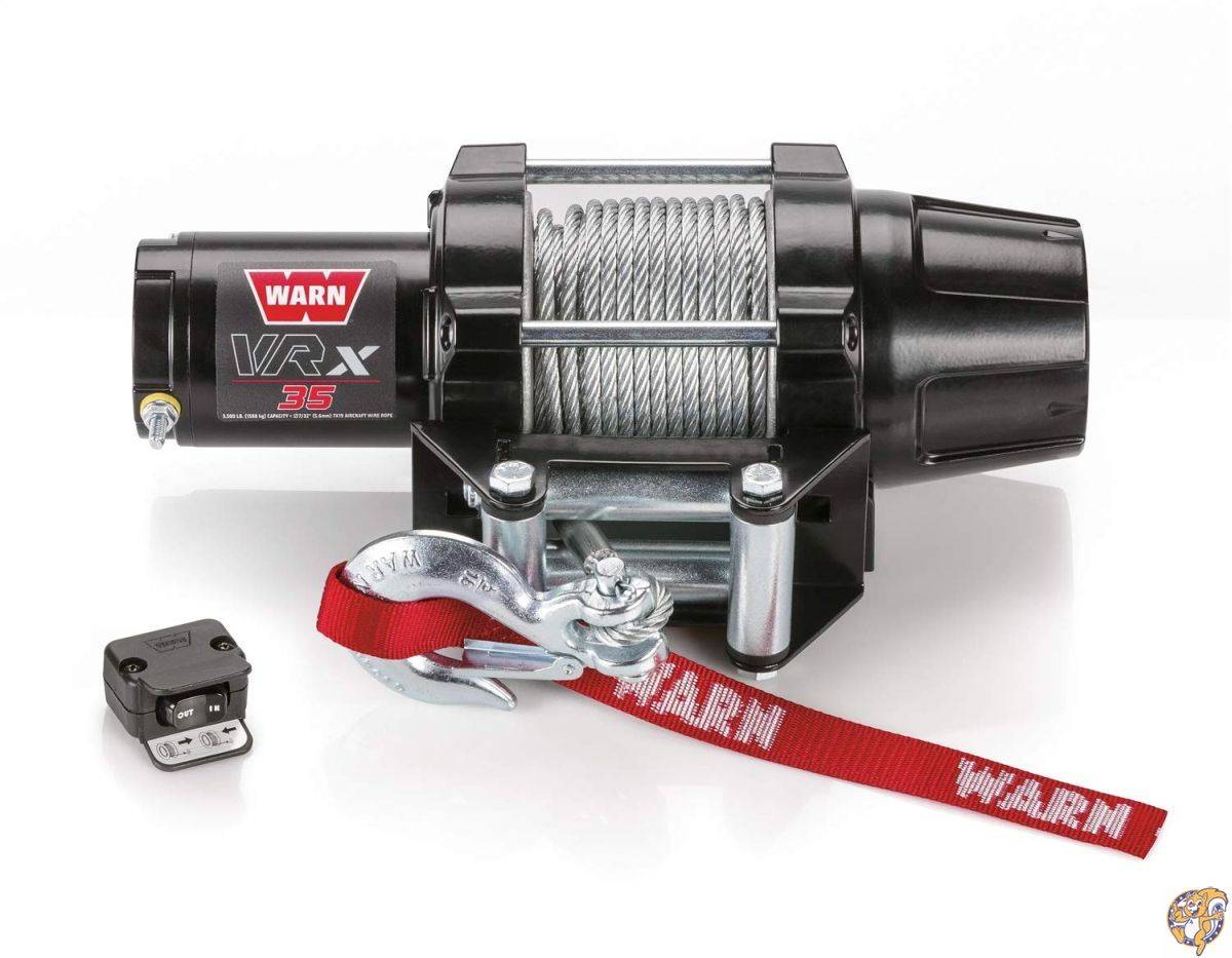 Warn 101035 VRX 35ワイヤロープPowersport Winch