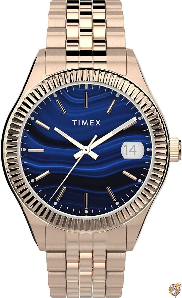 Timex 34 mm Waterbury SST Blue/Rose Gold One Siz