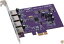 Sonnet Technologies USB3-4PM-E Allegro USB 3.0 PCIe Card (4 charging ports) [Thunderbolt compatible]