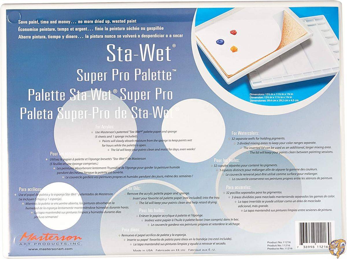 Masterson Sta-Wet Super Pro Palette by Art