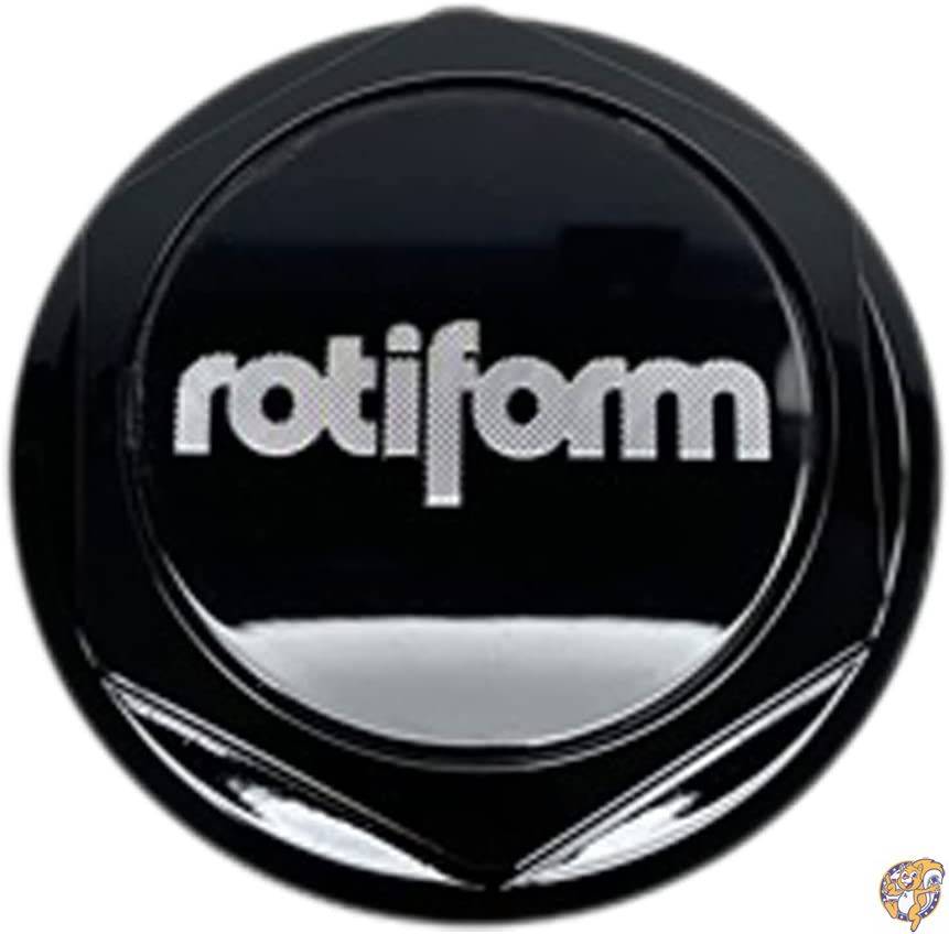 楽天アメリカ輸入ランドRotiform Wheels 32170-26UK 光沢ブラックスナップインセンターキャップ