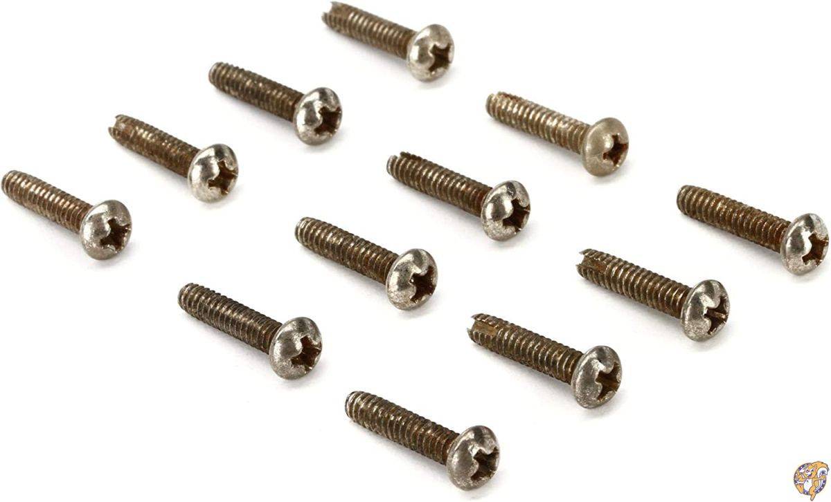 Fender パーツ Road Worn&reg; Pickup/Switch Mounting Screws (12)