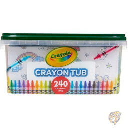 Crayola クレヨラ 文房具 クレヨン 240本セット マルチカラー 523451