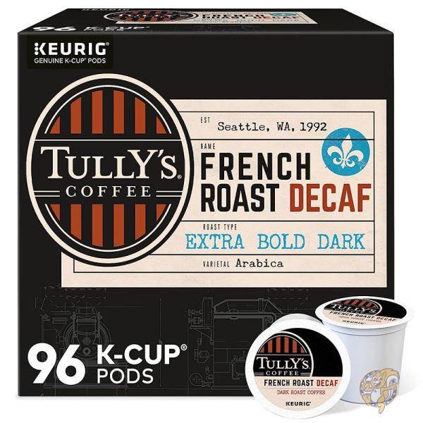 Tully's Coffee タリーズコーヒー フレンチローストデカフェ シングルサーブ キューリグ Kカップポッド 5000203138