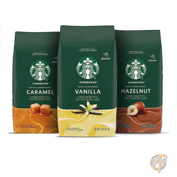 Starbucks スターバックス 飲料品 コーヒー フレーバー グラウンド バラエティ パック 3袋