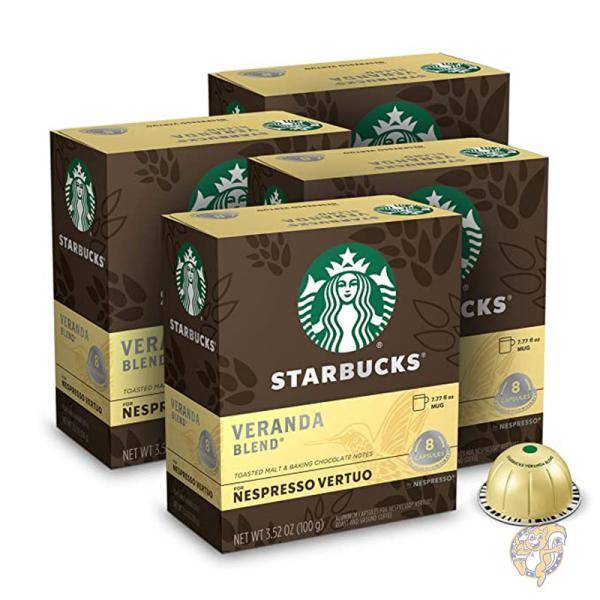 Starbucks スターバックス by ネスプレッソ ブロンド ロースト ベランダ ブレンド コーヒー