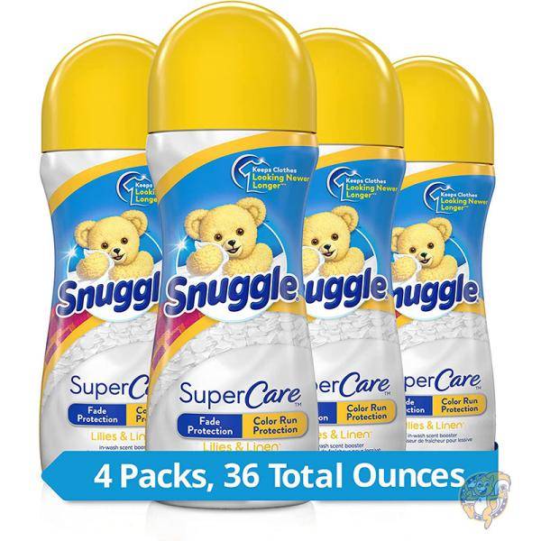 Snuggle スナグル ランドリー用品 衣類用 消臭剤 4個セット リネン/ユリの香り