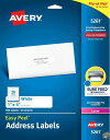 Easy Peel Laser Address Labels, 1 x 4, White, 500/Pack (並行輸入品)