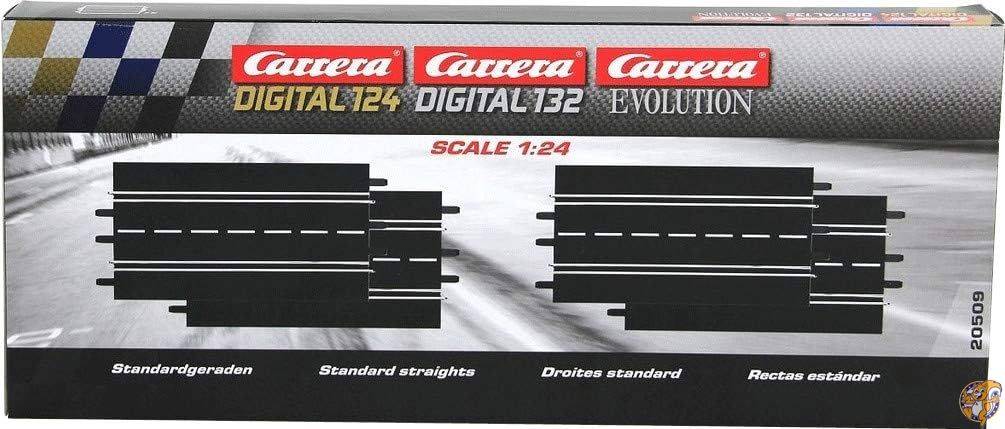 [カレラアメリカ]Carrera USA Carrera Digital 124 Standard Straight, 4 pcs 20509 [並行輸入品]