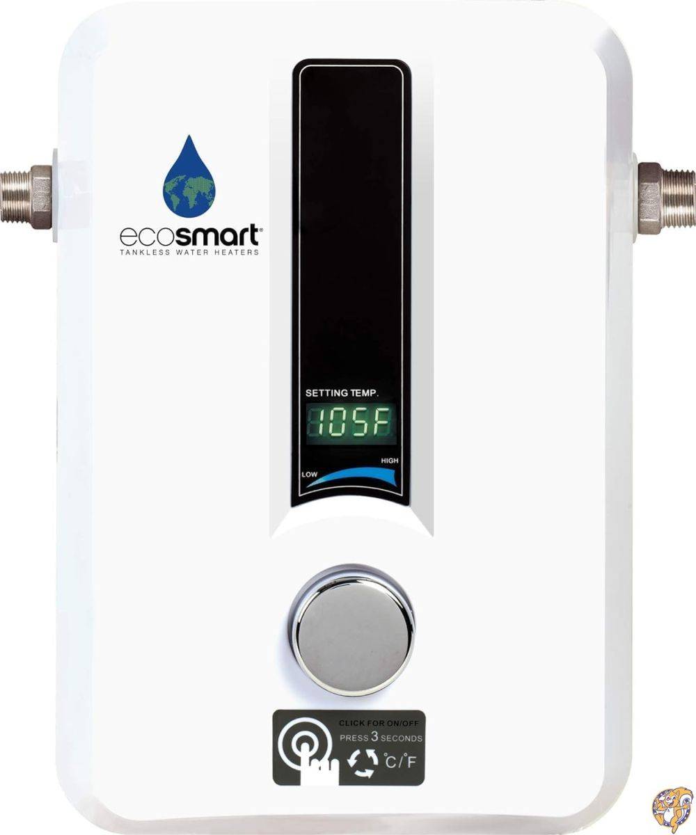 EcoSmart ECO 11 Electric Tankless Water Heater, 13KW at 240 Volts with Patented Self Modulating Technology 