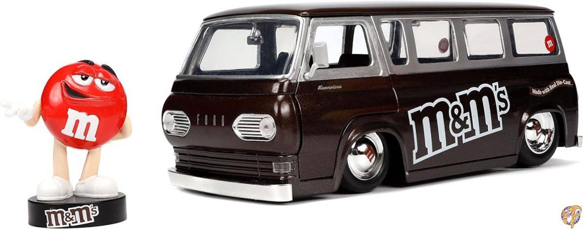 1:24 M&M'S 1965 FORD ECONOLINE w/RED FIGURE GAhGY ~jJ[ [sAi]