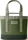 YETI Camino Carryall 35 万能ユーティリティ ボート ビーチ トートバッグ 耐久性 防水, Highlands オリーブ/内部仕切り付き, One