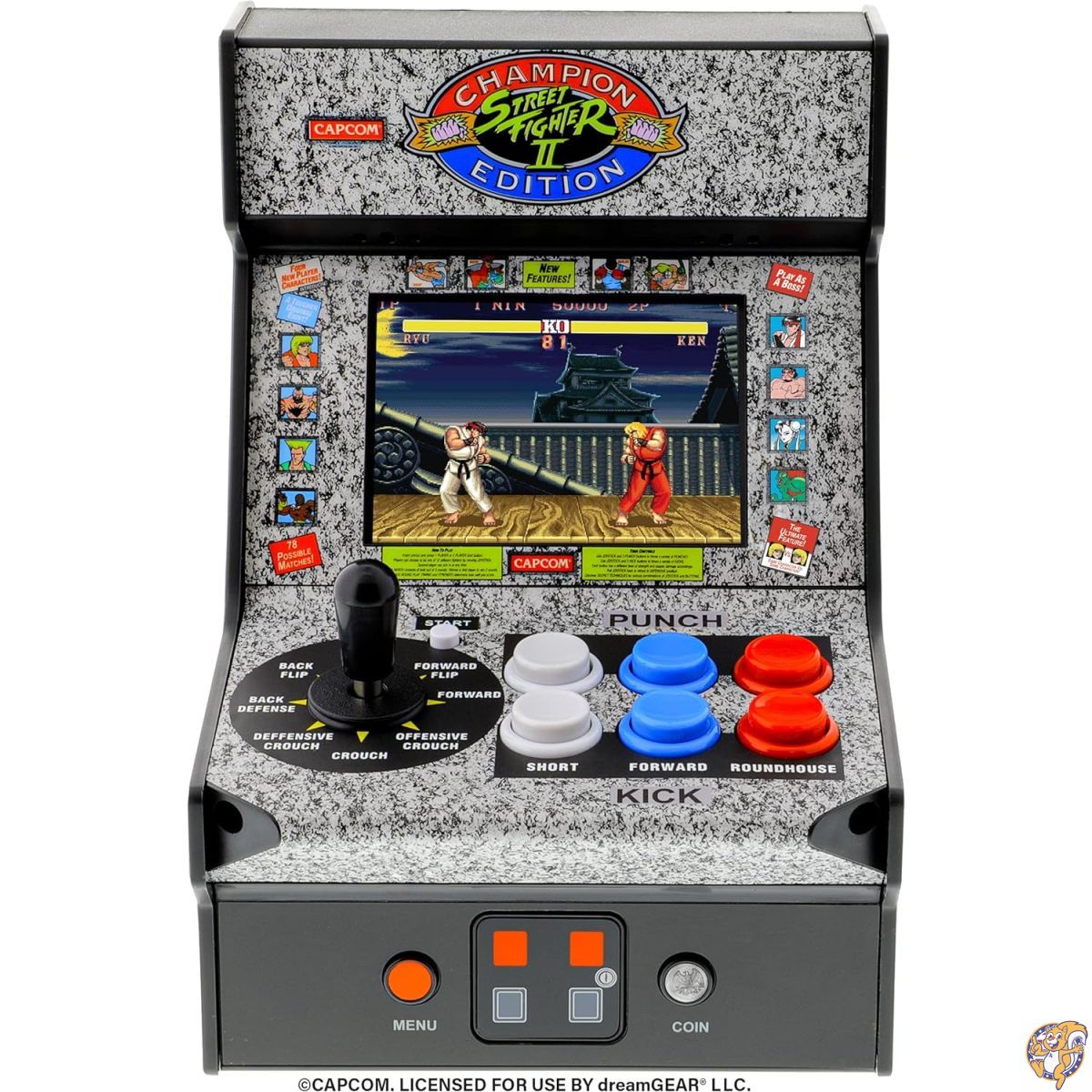 My Arcade DGUNL-3283 Street Fighter II Champion Ed. Micro Player Retro