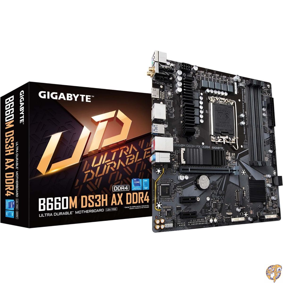 GIGABYTE B660M DS3H AX DDR4 Rev.1.0 }U[{[h Micro-ATX [Intel B660`bvZbg] MB5685 ubN