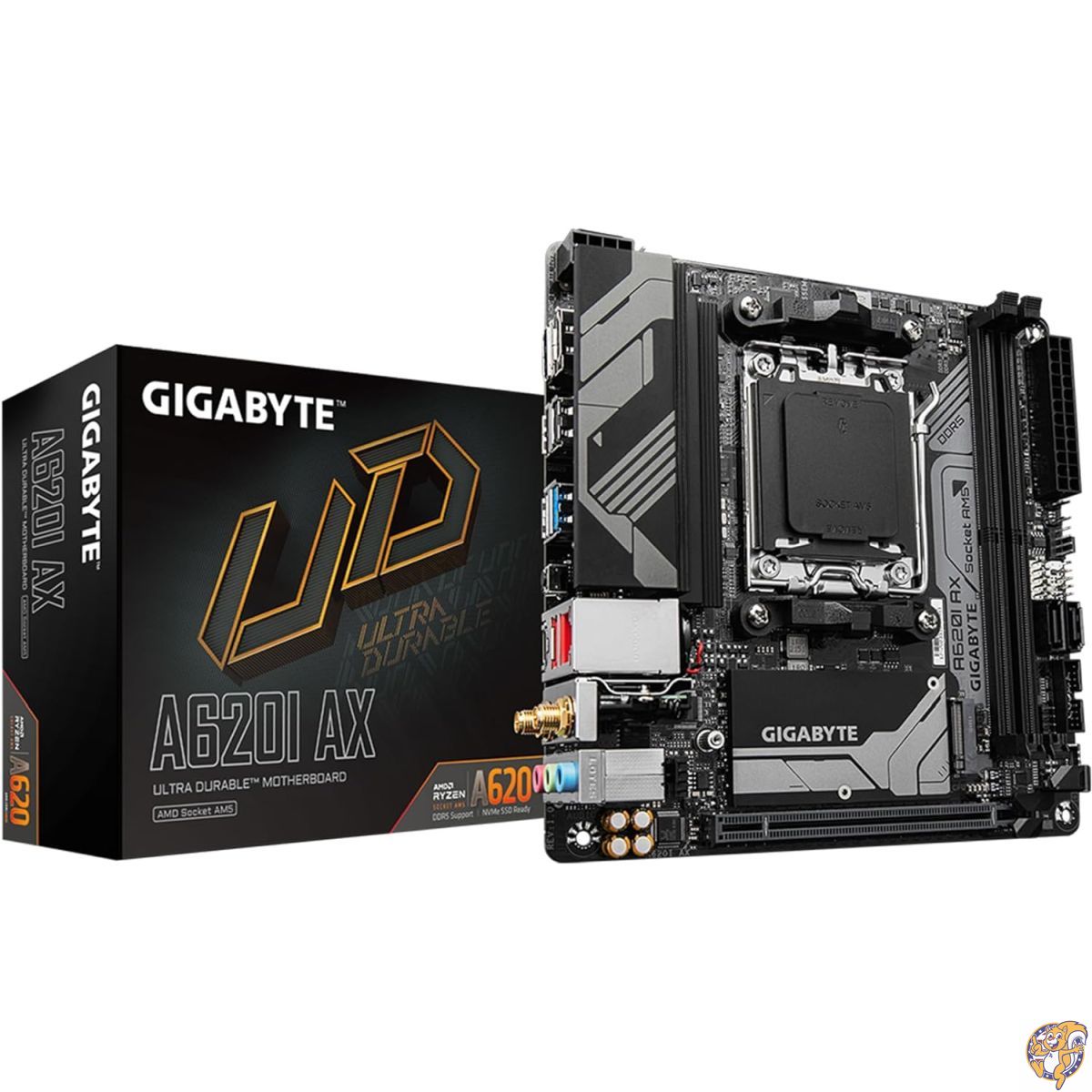 GIGABYTE A620I AX }U[{[h Mini-ITX [AMD A620`bvZbg] MB6196