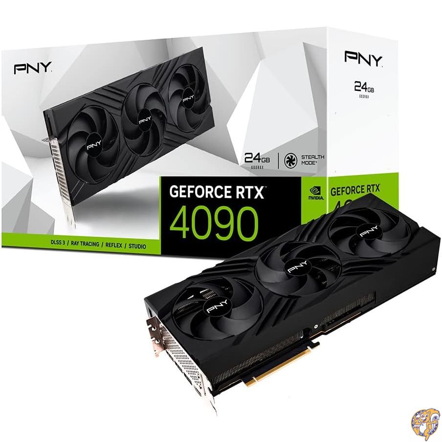 PNY ピーエヌワイ GeForce RTX4090 24GB VERTO LED 3FAN グラフィックスボード VCG409024TFXPB1 VD8270