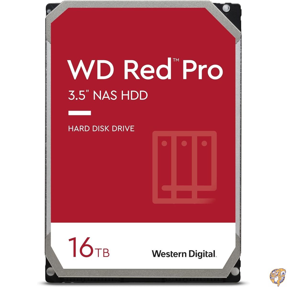 Western Digital (ウエスタンデジタル) 16TB WD Red Pro NAS 内蔵型 ハードドライブ HDD - 7,200RPM SATA 6Gb/秒 CMR 256MBキャッシュ 3.5インチ WD161KFGX