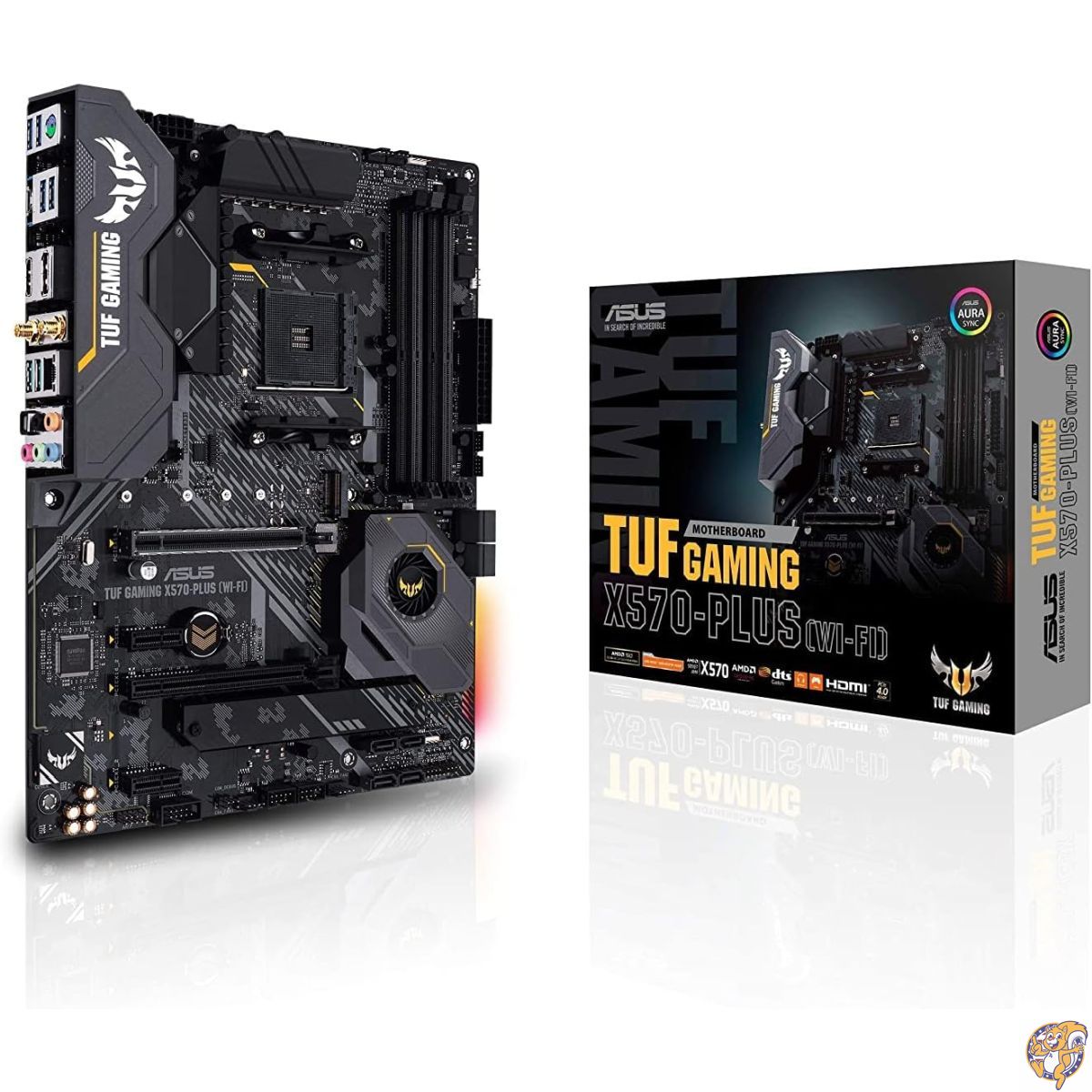 ASUS AMD X570  AM4 Ή }U[{[h TUF GAMING X570-PLUS (WI-FI)yATXz