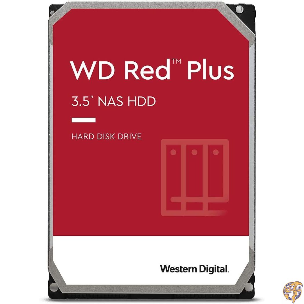 ウエスタンデジタル WD80EFBX ［WD Red Plus（8TB 3.5インチ SATA 6G 7200rpm 256MB CMR）］