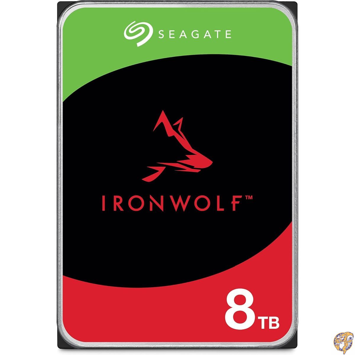 Seagate IronWolf 3.5 データ8TB 内蔵HDD CMR メカニカルハードデイスク 24時間稼動 PC NAS 用 RVセンサーST8000VN004