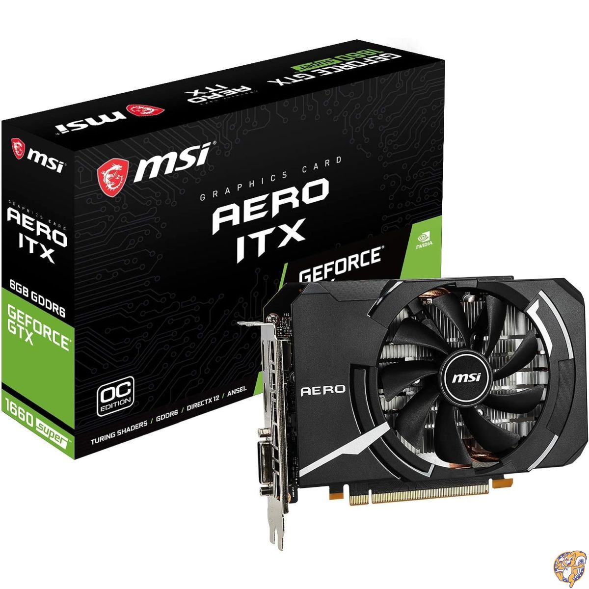 MSI GeForce GTX 1660 SUPER AERO ITX OC グラフィックスボード VD7112