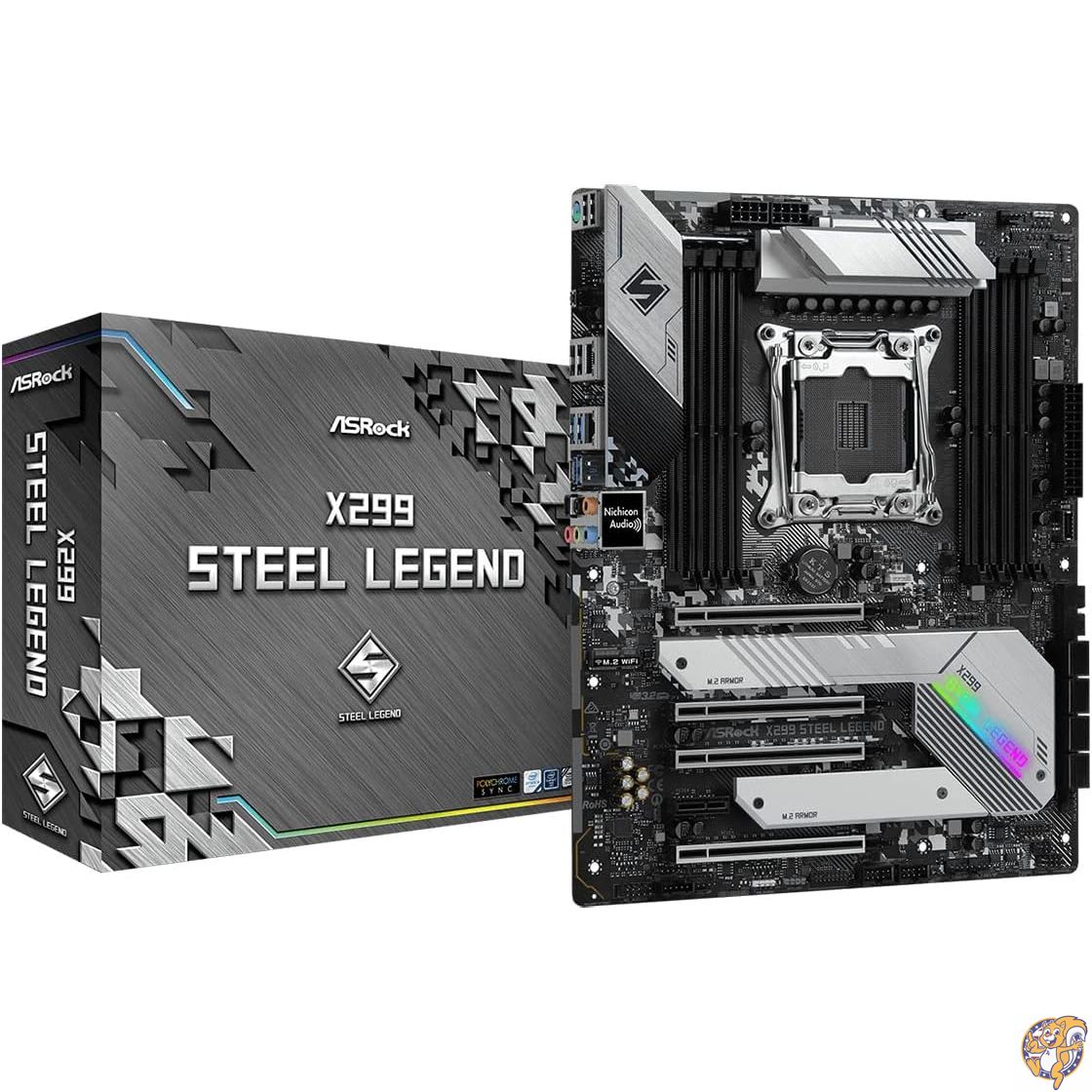 ASRock Intel X299`bvZbg ATX }U[{[h X299 Steel Legend