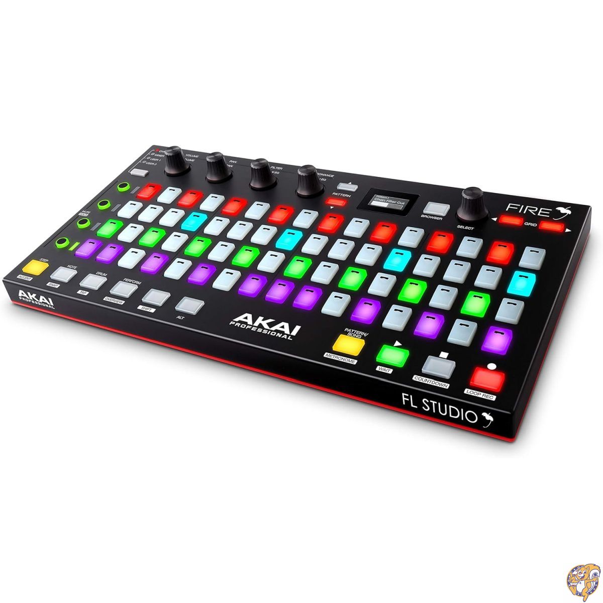 AKAI Professional FL Studio専用パーフォーマンスコントローラー Studio Fruity Fire Edition付属