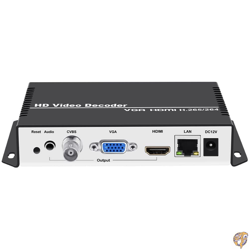 URayCoder H.265 H.264 IPビデオデコーダー HDMI VGA CVBS ビデオオーディオストリーミングデコーダー RTMP HLS RTSP UDP SRT ONVIFデコーダー ビデオエンコーダーやIPカメラなどのデコード用