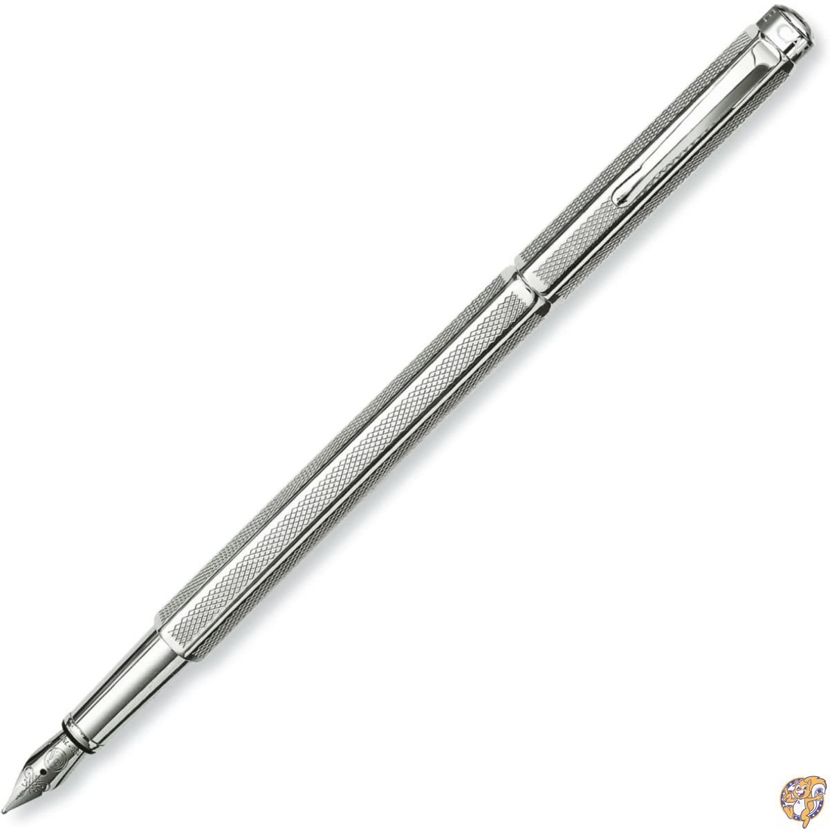 カランダッシュ CARAN D'ACHE カランダッシュ 万年筆 M 中字 エクリドール レトロ シルバー 0958-485 正規輸入品