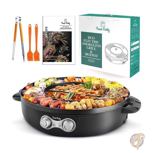 ŵ̵쥰  å󥰥ץ졼 BBQ Ĵ Separable Hot Pot and Grill Food Party