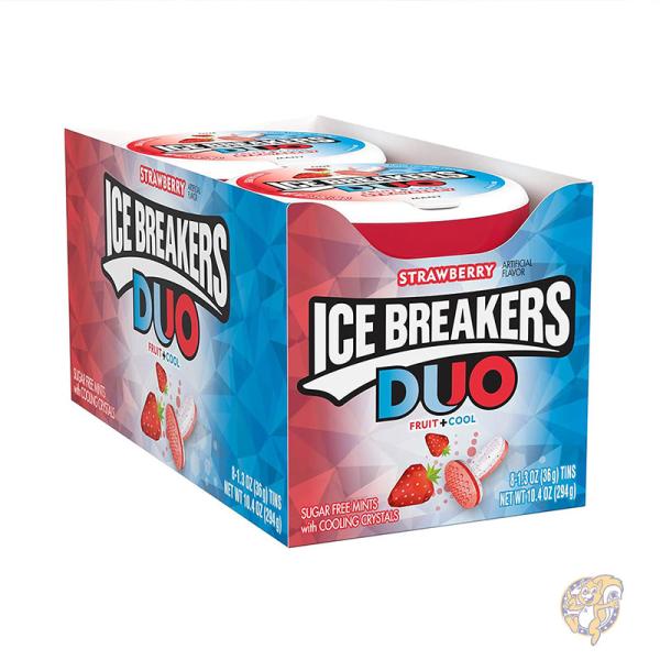 アイスブレーカー ICE BREAKERS フルーツ プラス クール ストロベリー ブレス ミント 37g 8個 644210008632