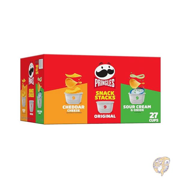 プリングルズ Pringles ポテトクリスプチップス バラエティパック547g (27カップ) 3800018258