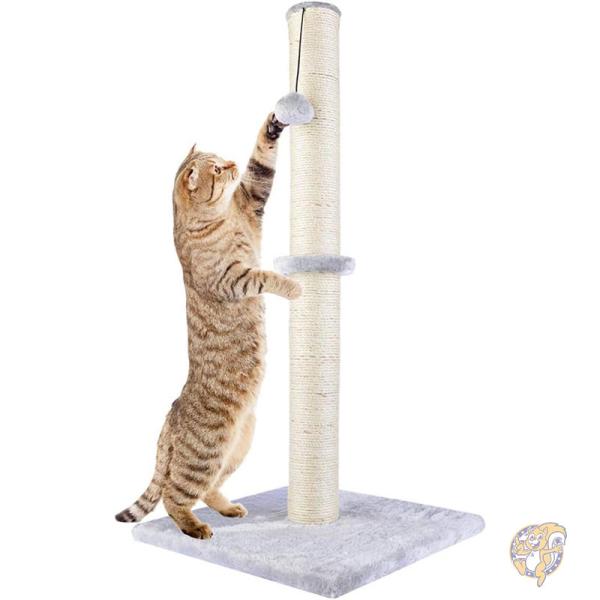 猫用スクラッチポスト 73cm 猫用アクティビティスクラッチャー 麻ロープスクラッチツリー WK-29-post-screw Dimaka