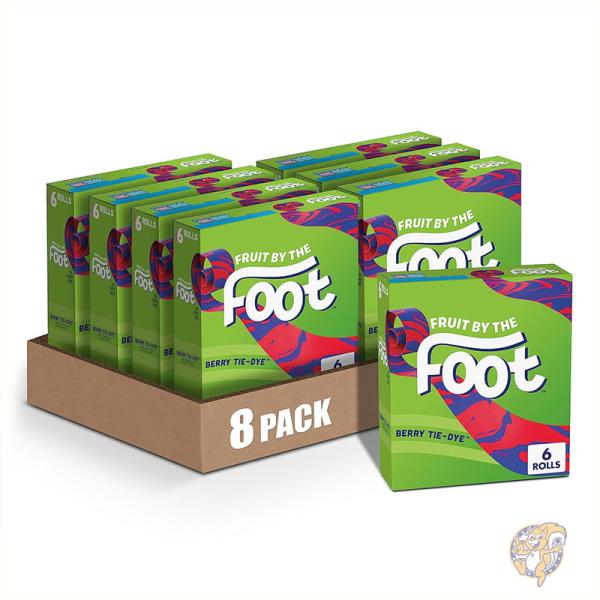 フルーツ バイ ザ フット Fruit by the Foot グミ フルーツ風味 お菓子 6 個入り (8 個パック)