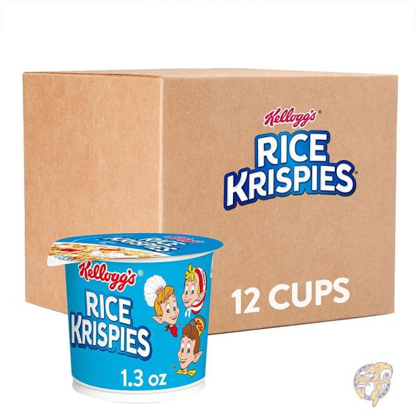 楽天アメリカ輸入ランドケロッグ Rice Krispies ライスクリスピー シリアルカップ キッズスナック オリジナル 442g 12個 3800052450