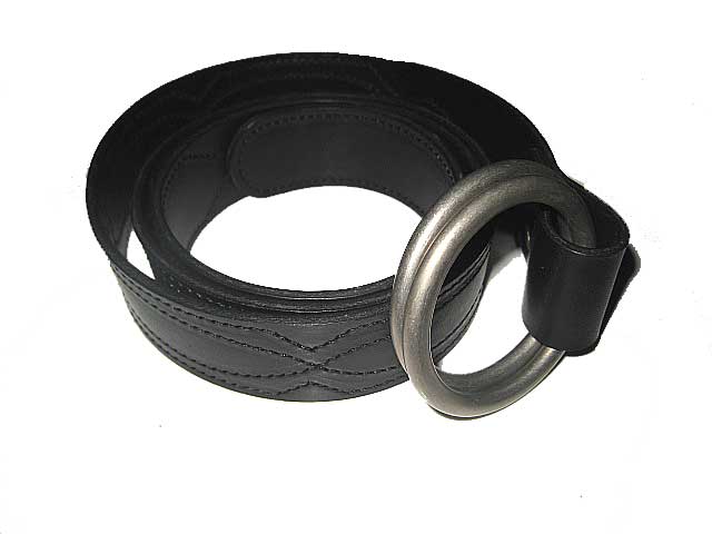 85サイズのみBUTTERO /ブッテロ ダブルリングベルト black