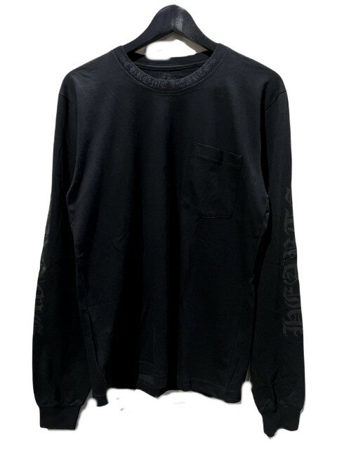 CHROME HEARTSクロムハーツネックロゴロンT　black/black